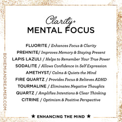Crystals for Mental Focus