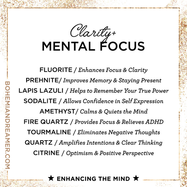 Crystals for Mental Focus