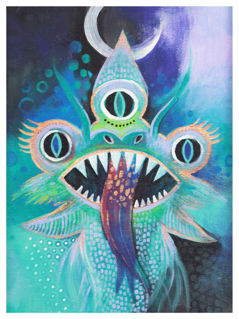 Sea Monster Print