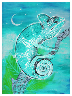 Chameleon Print