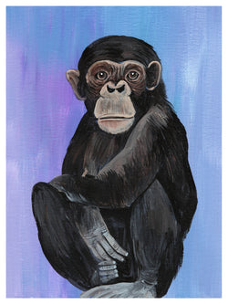 Chimpanzee Print