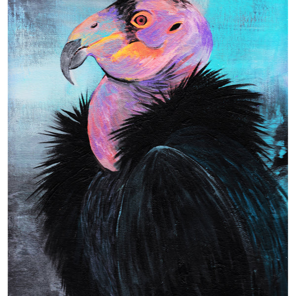 Abstract Condor Drawing Condor Painting
