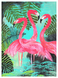 Flamingo Print