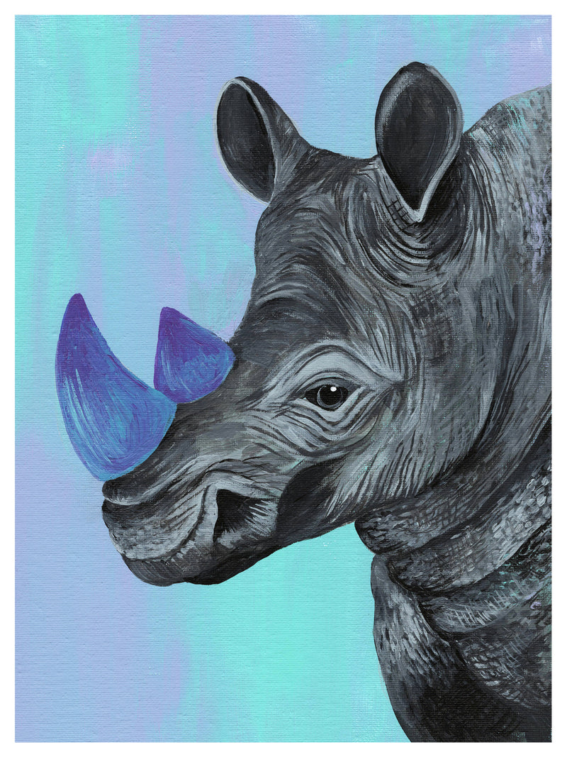 Rhinoceros Print