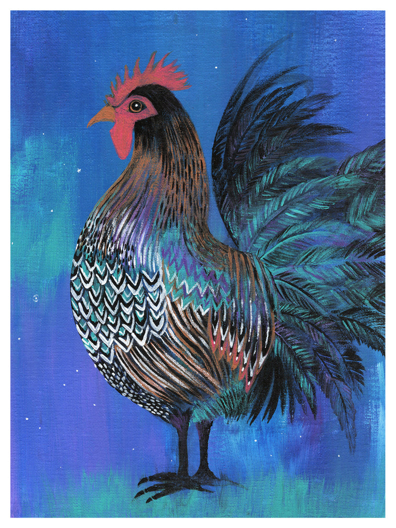 Rooster Print